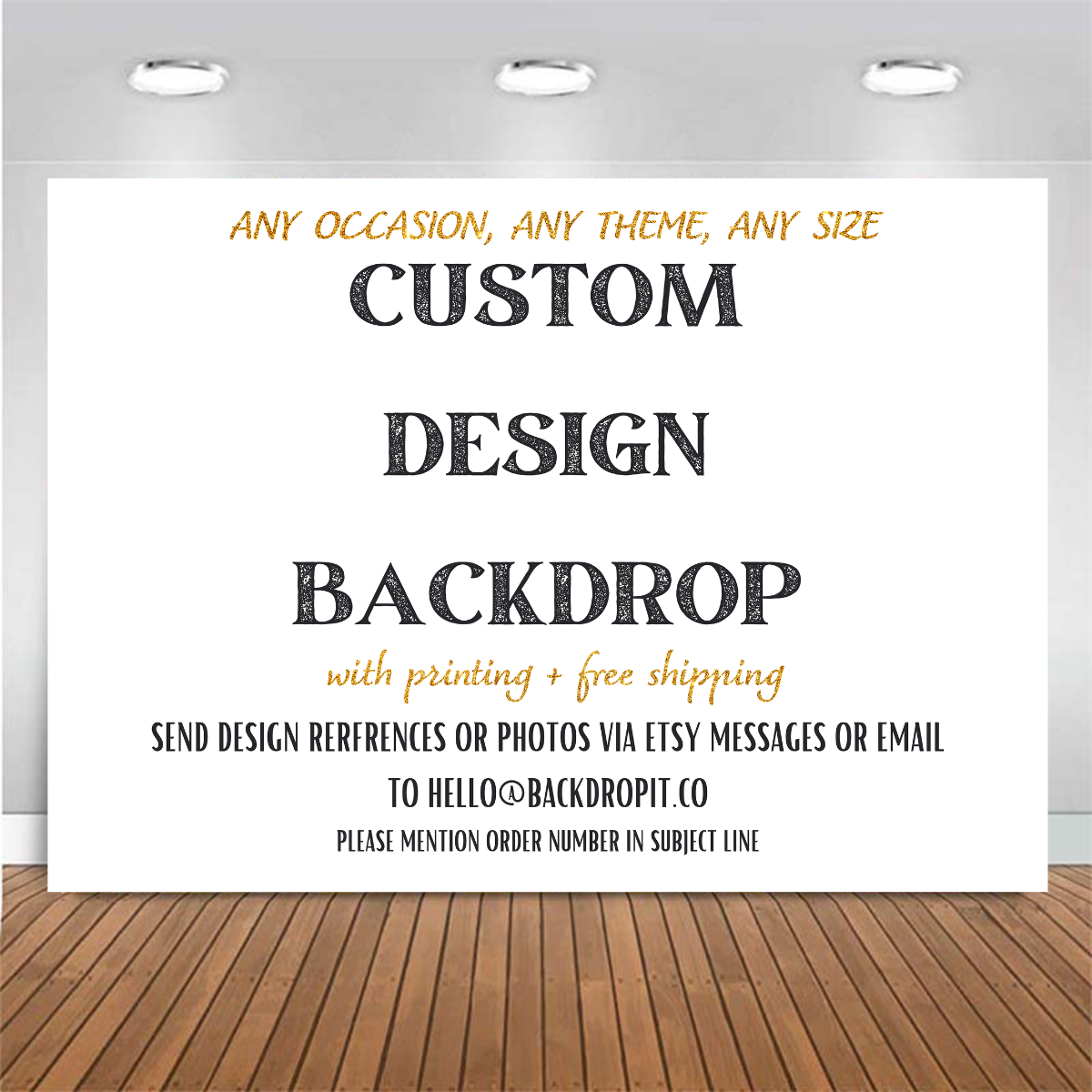 Request Custom Design for Backdrop - Any Occasion, Any Theme, Personalized Banner, Themed Party Prop for Photography and Photo Booth